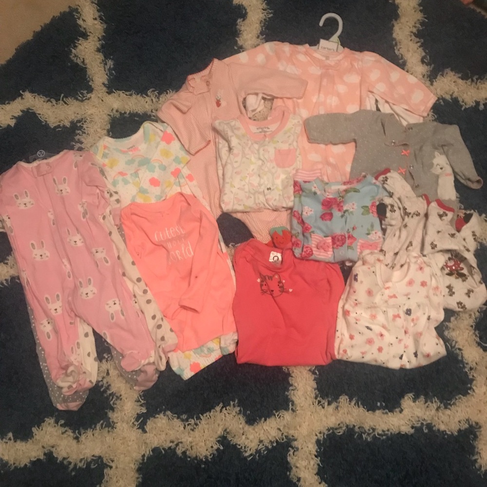 Baby girl 0-3 months lot